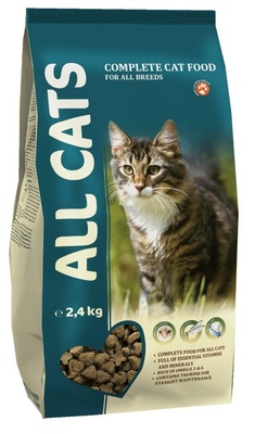 Корм All Cats (Олл Кэтс) для взрослых кошек полнорационный, на развес