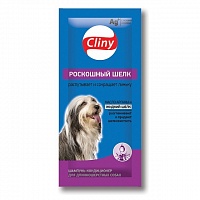 Шампунь-кондиционер "Роскошный шелк" для длинношерстных собак, саше, Cliny