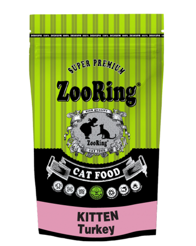 Корм для котят, Индейка с гемоглобином, ZooRing Kitten Turkey фото 2