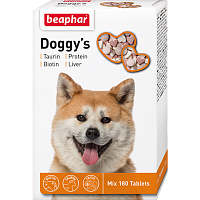 Кормовая добавка  для собак Doggy's Mix + Taurin-Biotin + Protein + Liver (180 таб.), Beaphar