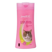 Шампунь для длинношерстных кошек с кератином и витамином B5, ДокторZoo