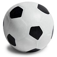 Игрушка для собак из латекса с пищалкой, "Мяч футбольный", 6 см, Triol