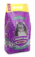 Комкующийся наполнитель для длинношерстных кошек "Экстра", Сибирская Кошка
