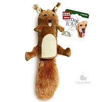 Игрушка для собак Белка с большой пищалкой (32 см.)  Series Dog Toys, Gigwi