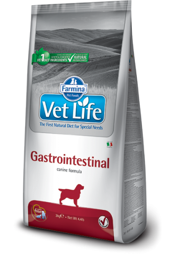 Сухой корм для собак при заболеваниях ЖКТ, Farmina Vet Life Dog Gastrointestinal