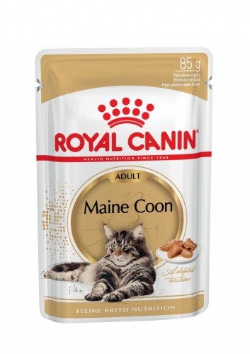 Паучи кусочки в соусе для Мейн-куна старше 15 месяцев, Royal Canin Maine Coon Adult