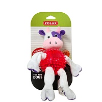 Игрушка для собак из хлопка и термопластичной резины, "Корова", 23 см, Zolux