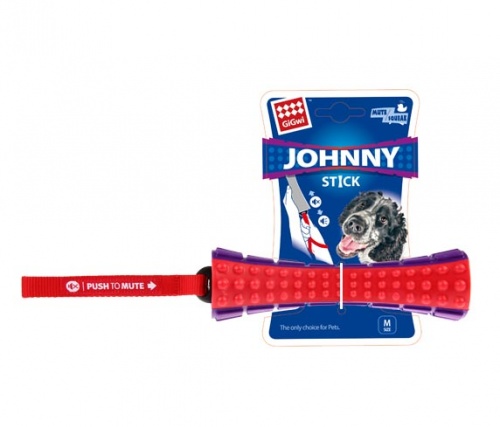 Игрушка для собак Отключаемая пищалка (20.5 x 5.5 x 5.5 см) Johnny Stick Series Push to Mute, Gigwi фото 5