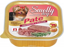 Консервы для собак телятина с языком (патэ), Smolly Dog’pate