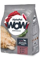 AlphaPet WOW Superpremium сухой корм для взрослых собак крупных пород Говядина/сердце