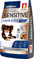 Сухой корм для собак мелких и средних пород ягненок с рисом, Зоогурман Sensitive