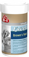 Кормовая добавка Пивные дрожжи с чесноком для кошек и собак (140 таб.), 8in1 Excel Brewer's Yeast