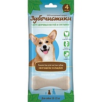 Зубочистики "Кальциевые" для собак средних пород, 4 шт