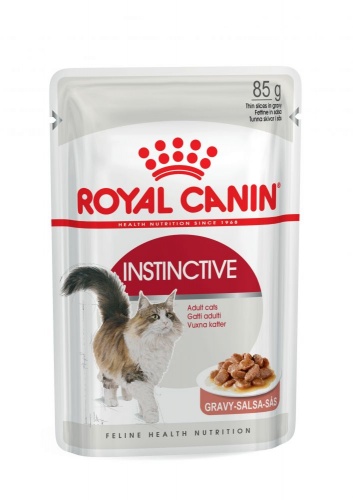 Паучи кусочки в соусе для кошек старше 1 года, Royal Canin Instinctive