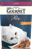 Gourmet паучи в подливе для кошек с уткой, Perle