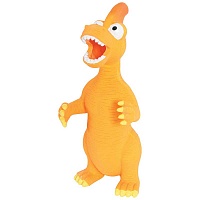 Игрушка для собак латексная, Оранжевая, "Динозавр", 24 см, Zolux