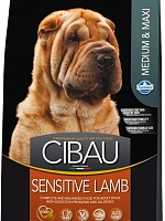 Сухой корм для взрослых собак средних и крупных пород, Farmina Cibau Sensitive Lamb Medium & Maxi