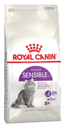 Корм для кошек с чувствительным пищеварением (1-7 лет), Royal Canin Sensible