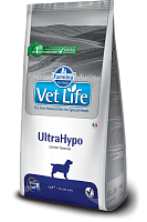 Сухой корм для собак с пищевой аллергией и атопией, Farmina Vet Life Dog UltraHypo