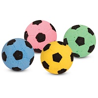 Игрушка для кошек "Мяч футбольный", d=4 см