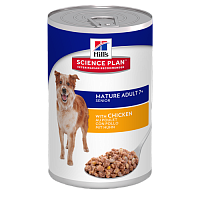 Консервы для пожилых собак с Курицей, Hill's (Хиллс) Science Plan Canine Mature Adult/Senior 7+ Savoury Chicken