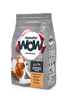 AlphaPet WOW Superpremium сухой корм для взрослых собак мелких пород Индейка/рис.