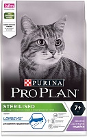 Сухой корм для стерилизованных кошек старше 7 лет c Индейкой, Purina Pro Plan Sterilised 7+ Turkey