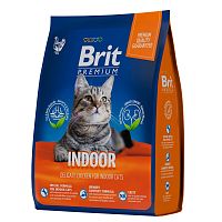 Корм с курицей для кошек домашнего содержания Brit (Брит) Premium Cat Indoor