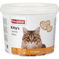 Кормовая добавка для кошек с биотином и таурином Kitty's + Taurine-Biotine (750 таб.), Beaphar