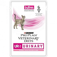 Консервы для кошек при мочекаменной болезни с Лососем, Purina Pro Plan Veterinary Diets UR Urinary