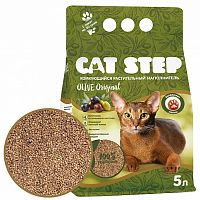 Комкующийся наполнитель для кошачьего туалета Cat Step Olive Original