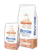 Сухой корм для собак всех пород лосось с рисом, Monge Speciality Line All Breeds Adult Salmone And Rice