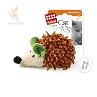 Игрушка для кошек Ежик со звуковым чипом (7 см) Series Cat Toys, Gigwi