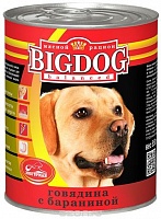 Консервы для собак говядина с бараниной, Big Dog