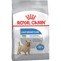 Сухой корм для собак мелких пород, склонных к избыточному весу, с 10 месяцев, Royal Canin Mini Light Weight Care