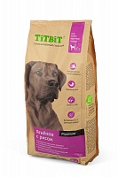 Корм сухой для собак крупных пород ягненок с рисом, TiTBiT