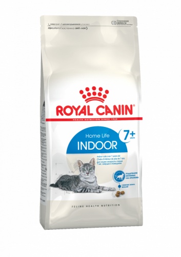 Корм для пожилых домашних кошек (7-12 лет), Royal Canin Indoor 7+