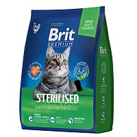 Корм с курицей для стерилизованных кошек Brit (Брит) Premium Cat Sterilised
