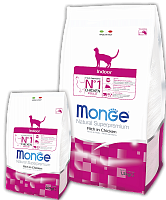 Сухой корм для домашних кошек с низкой активностью Monge Functional Line Superpremium Cat Indoor