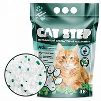 Силикагелевый наполнитель для кошачьих туалетов Cat Step Arctic Fresh Mint