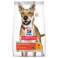 Корм для активных, рабочих и охотничьих собак, Hill's (Хиллс) Science Plan Canine Adult Performance Chicken