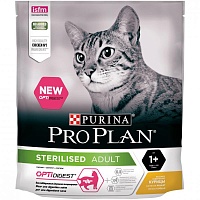 Сухой корм для стерилизованных кошек с чувствительным пищеварением, с Курицей, Purina Pro Plan Optidigest Sterilised Chicken