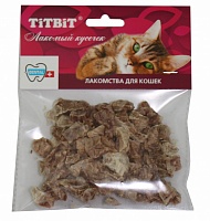 Лакомство для кошек Легкое говяжье - мягкая упаковка, TiTBiT
