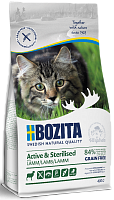 Беззерновое питание для активных и стерилизованных кошек С МЯСОМ ЯГНЕНКА / Bozita Active & Sterilized GRAIN FREE Lamb