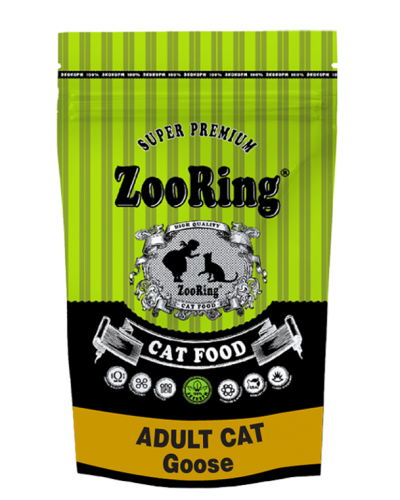 Корм для взрослых кошек, Гусь, ZooRing Goose Adult Cat фото 2