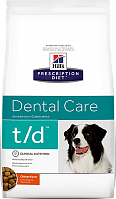 Корм для собак при заболеваниях полости рта, Hill's (Хиллс) Prescription Diet T/D Canine Dental Care
