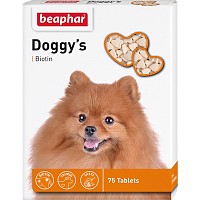 Кормовая добавка  для собак Doggy's + Biotine (75 таб.), Beaphar