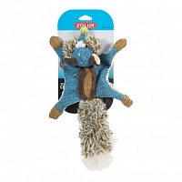 Игрушка для собак плюшевая с пищалкой, Синяя, "Белка-летяга", 38 см, Zolux