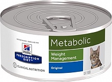 Вет. консервы для улучшения метаболизма (коррекции веса) у кошек, Hill's (Хиллс) Metabolic Feline