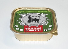 Корм консервированный полнорационный для собак (паштет), Московский деликатес, ZooRing